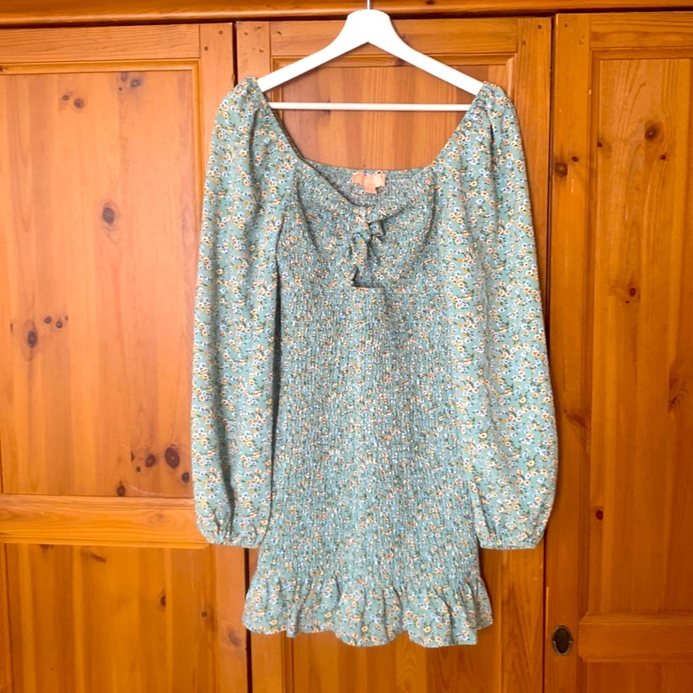 Charmed Hearts mini floral dress NWOT
